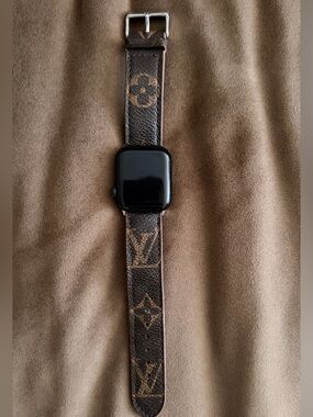 Apple Watch with LV Monogram Leather Band